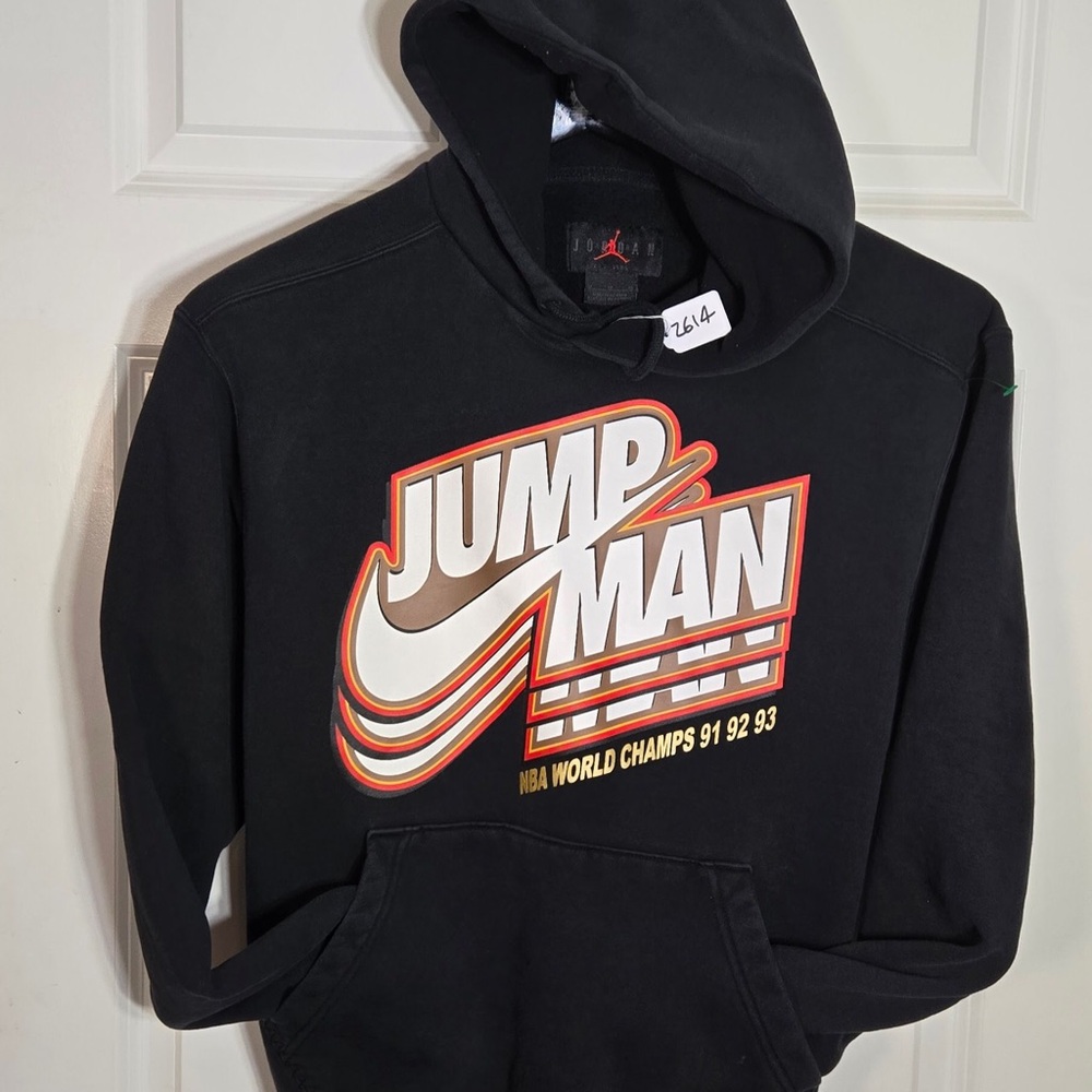 Jump Black Graphic Hoodie
